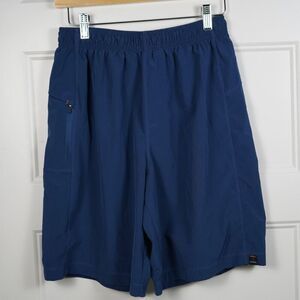 Prana‎ Vargas Blue Blend Athletic Yoga Training Shorts Mens Medium